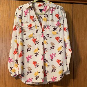 Ann Taylor Floral Blouse Sz. S